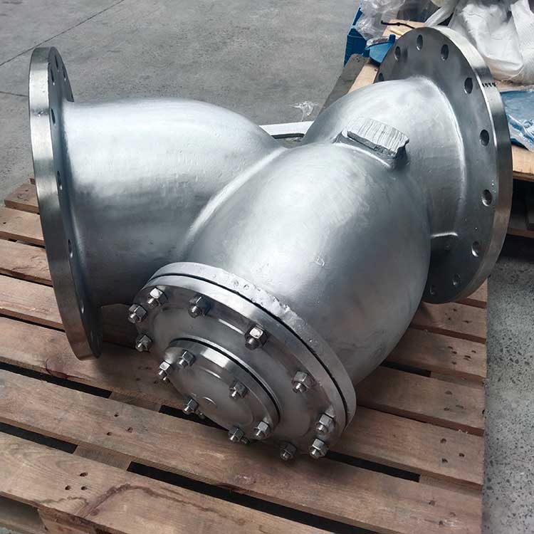 華豫供應(yīng)管道除雜質(zhì)GL41W-16P DN350 Y型過(guò)濾器